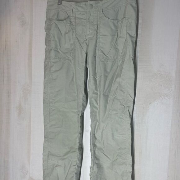 The North Face khaki short court pants capris, size 2 - Picture 5 of 12